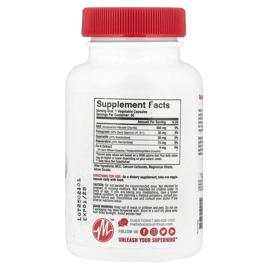 Nad Max+™, Anti-Aging Cell Rejuvenator, 30 Capsules