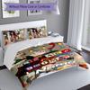 3pcs Custom Name Wallace and Gromit Bedding Set,Includes 1 Duvet Cover and 2 Pillowcases,All-season Bedroom Decor
