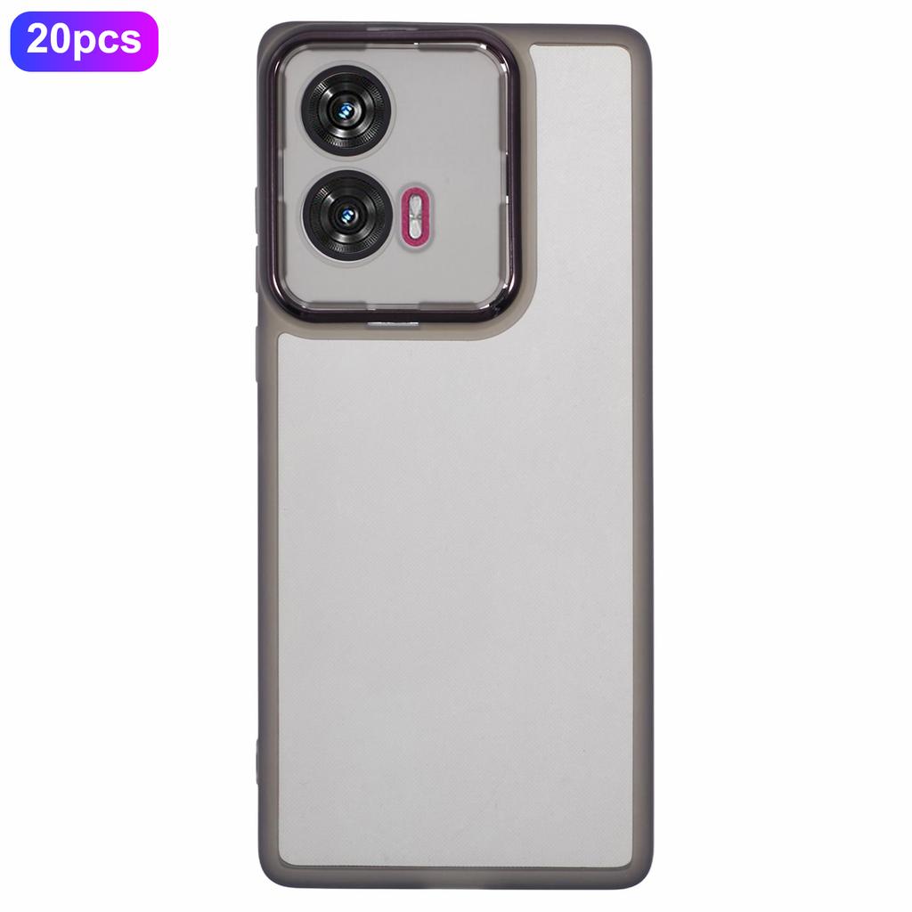 Bulk Purchasing 20Pcs For Motorola Edge 50 Fusion 5G Case Electroplated Camera Frame TPU Phone Cover Precise Cutouts