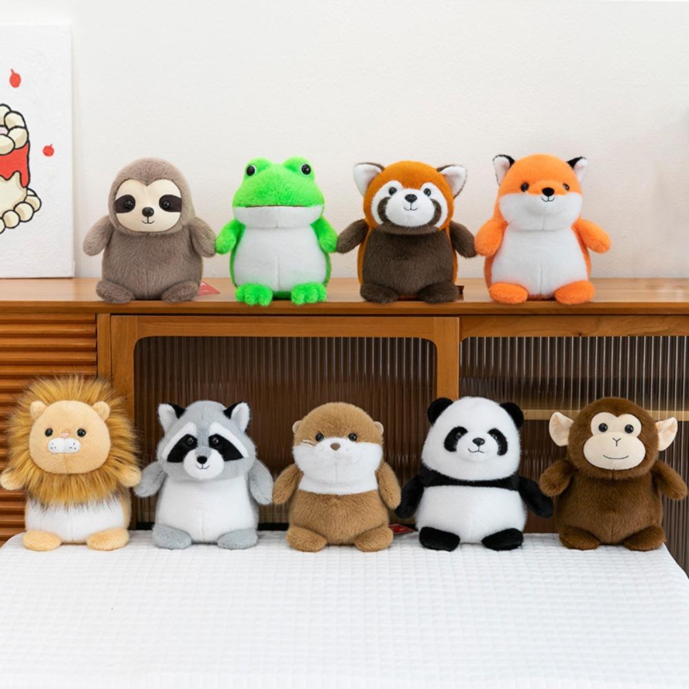 Raccoon Stuffed Animals Doll Lion Panda Plush Doll Little Animal Plush Toy Kids Birthday Christmas