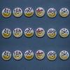 20mm Handmade Ceramic Buttons for DIY Accessories and Jewelry