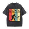 Te Ni S Periodic Table Tennis Player Vintage Distressed Vintage Oversized Streetwear Tops For Coffee Dates