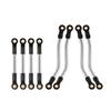 INJORA Stainless Steel High Clearance Chassis Links for 1/24 FMS FCX24M