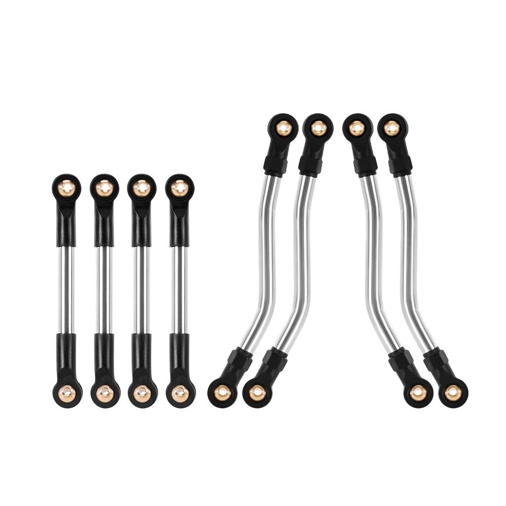 INJORA Stainless Steel High Clearance Chassis Links for 1/24 FMS FCX24M