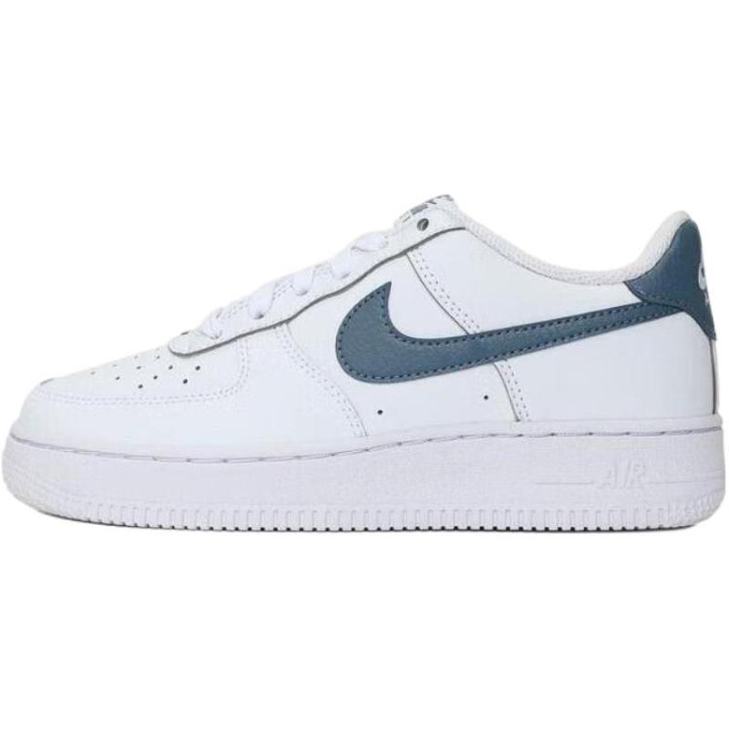 Nike Кроссовки Air Force 1 для скейтбординга, детские, низкие, противоскользящие, износостойкие, белые, FV5948-121
