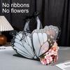 1 шт. Сумки-подарки в форме бабочки для самостоятельного изготовления, Ко Дню святого Валентина, ПВХ для свежих цветов, Разноцветные ручные цветочные корзины, Цветочные коробки