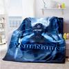 Gothic Illustrations Customize Your Name Blanket Gift Personalized Blanket Warmthful Decor Suitable for Living Room Livingroom Couch Home Decor