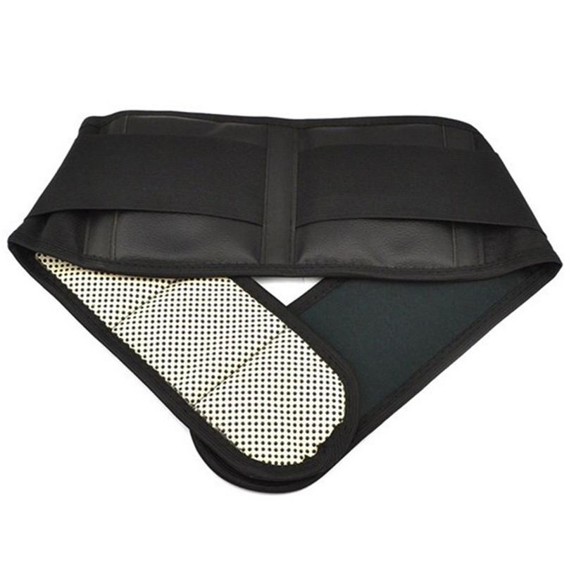 Fashion Magnetic Back Support Brace Belt Lumbar Lower Waist Double Adjust Pain Relief