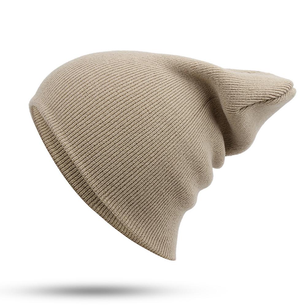 Men Women Couple Spring Autumn Solid Color Casual Fashion Wool Hat Creative Hat Cap Beanie