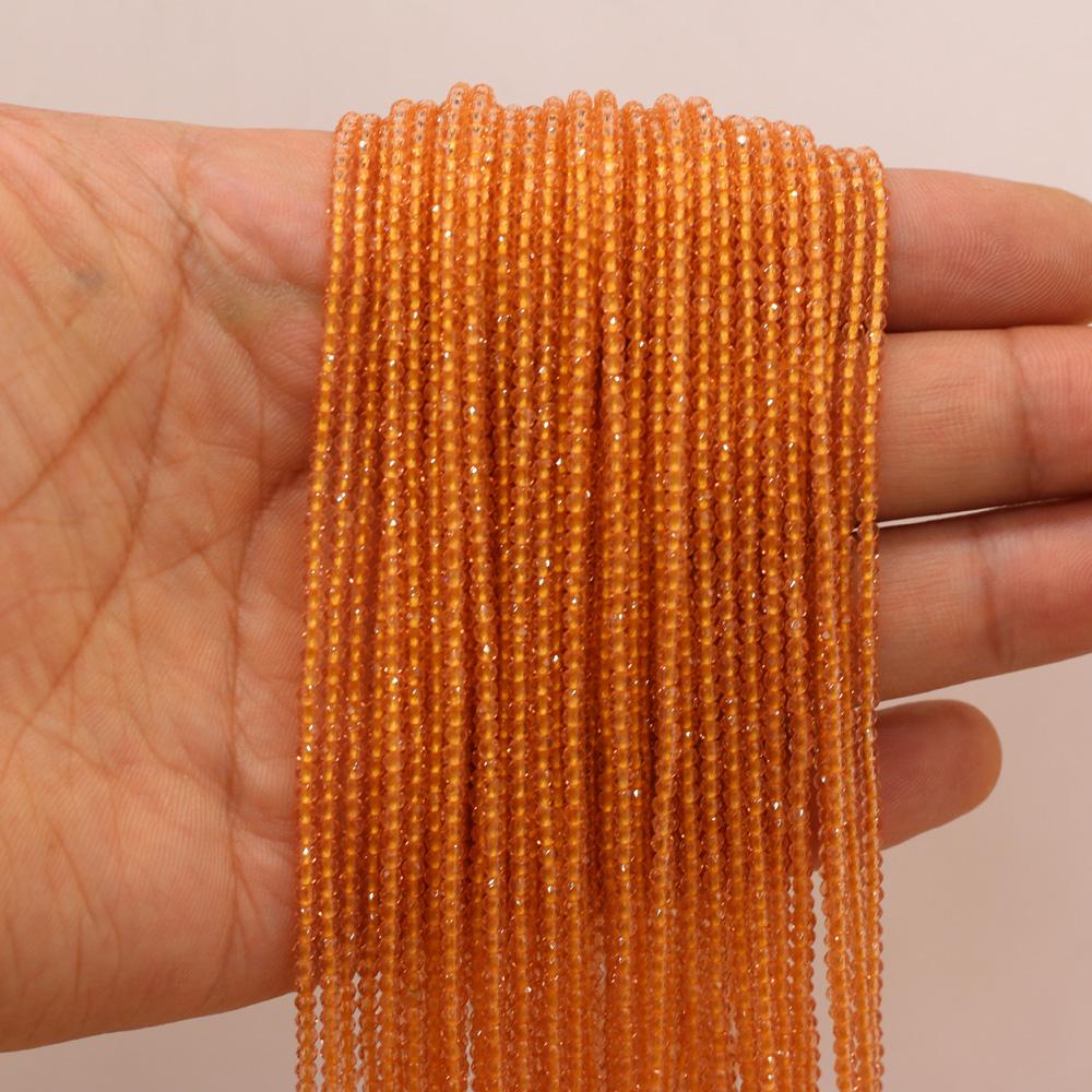 3-ниточные бусины из шпинели из натурального камня 2 мм, маленькие свободные бусины-разделители для изготовления ювелирных изделий, ожерелья, браслета, браслета, серег, аксессуаров, бисера 38 см