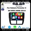9-дюймовый экран для Subaru Forester 3 SH WRX 2008-2014 Android 14 Автомобильное радио Видео GPS IPS Мультимедиа Стерео Экран DSP Автоматическая навигация