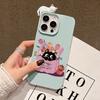 3D Phone Case for iPhone 11 13 17 Pro Max 17 Air Case iPhone 13 15 16 Pro Max 12 14 Pro Max 14 15 Plus Cute 3D Kitten Cartoon Leather