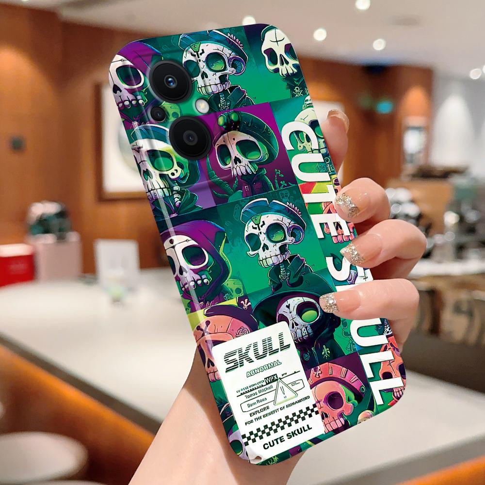 Все включено Пленка Чехол для телефона Мультяшный Модный дизайн Жесткий Чехол Полная защита Защита камеры для OPPO A60 A96 Reno12 Realme C53 C75