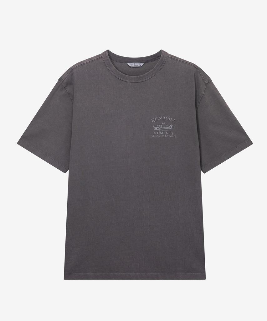 MINDBRIDGE Pigment Graphic Oversized Short Sleeve T-Shirt - 2 Colors