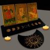 Wooden Tarot Card Display Card Base Stable Durable Tarot Card Stand Holder Gifts For Enthusiast Divination Game Accessories