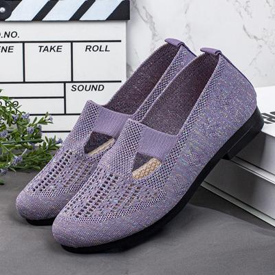 Весенне-летние дышащие сетчатые туфли-лодочки, женские дышащие полые сандалии, пляжная обувь с отверстиями