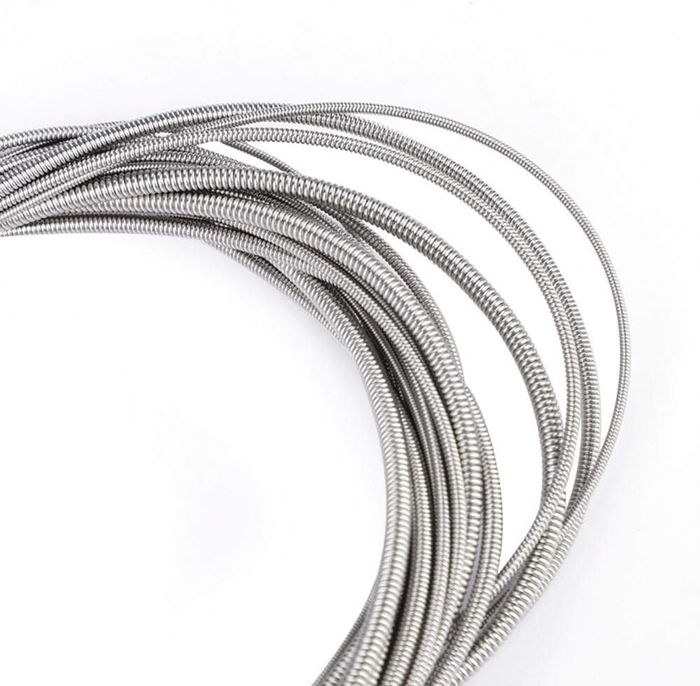 Exclusive Bass Electric Bass Stainless Steel Nickel Replacement Strings for Electric Electric 4 Strings per Pack [Amazon Brand] Strings, Strings,
