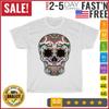 Sugar Skulls Day Of The Dead Traditional Food Latin Mexico T Shirt Men Women NEW