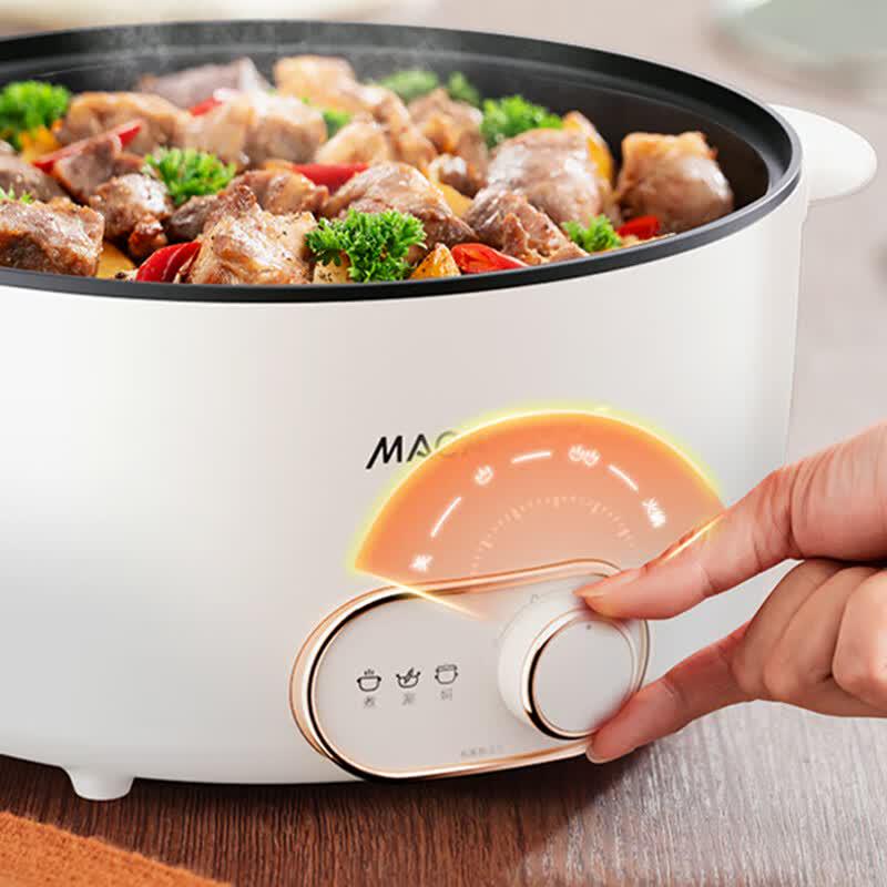 MACAIIROOS Multi-function Electric Hot Pot Steamer 3.5L CN plug (adapter included)