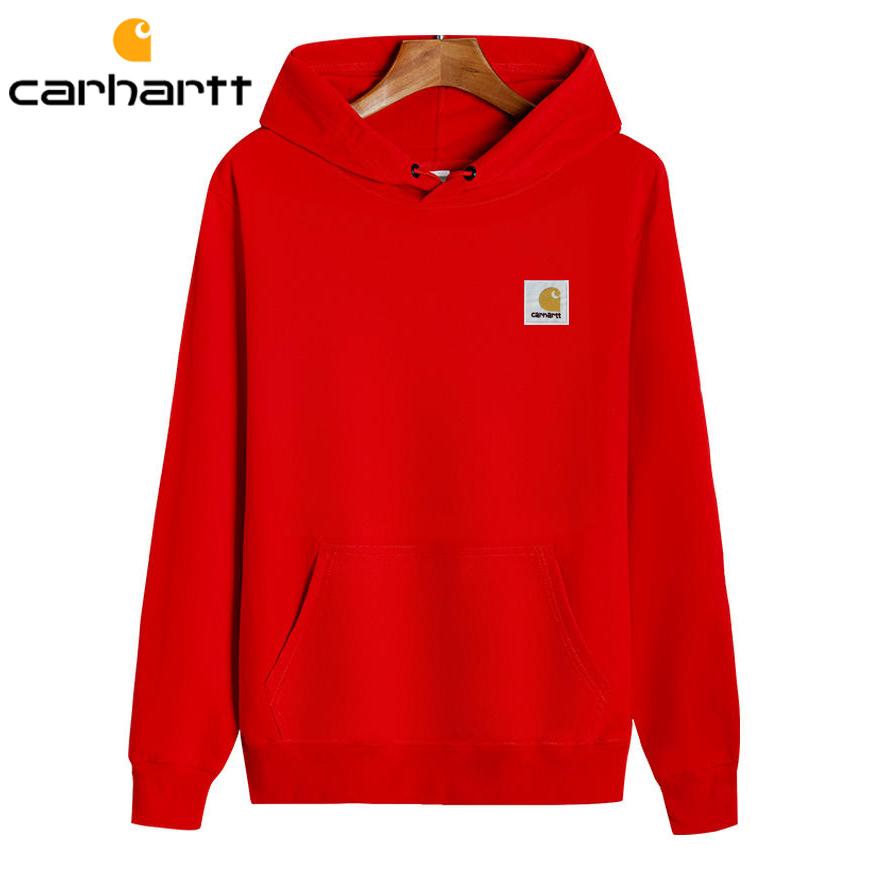 carhartt 2025 New Spring and Autumn Plus-size Thin Style Cloth Sticker Logo Cotton Hooded Couple Hoodie