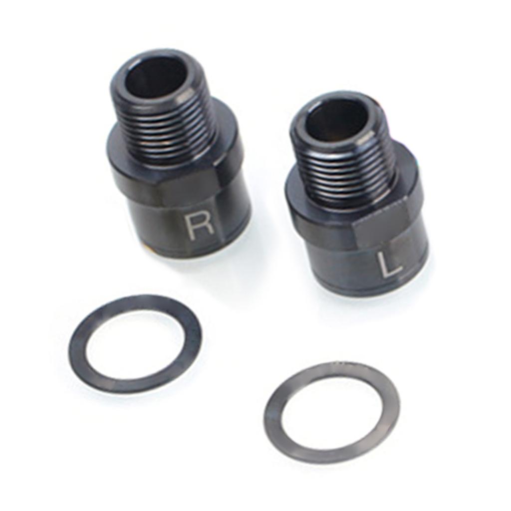 Bike Pedal Extender Cycle Pedals Adapters Bike Pedal Extension Shaft for Road Bike