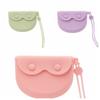 Silica Gel Orthodontic Retainer Case Dustproof Mouth Guard Container Oral Aligner Holder  Denture