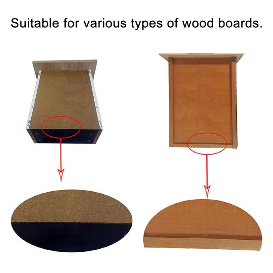 Комплект для ремонта ящика 1/2 Легкая установка Рычаг ящика ДВП средней плотности Опора ящика Сверхмощный металлический кронштейн