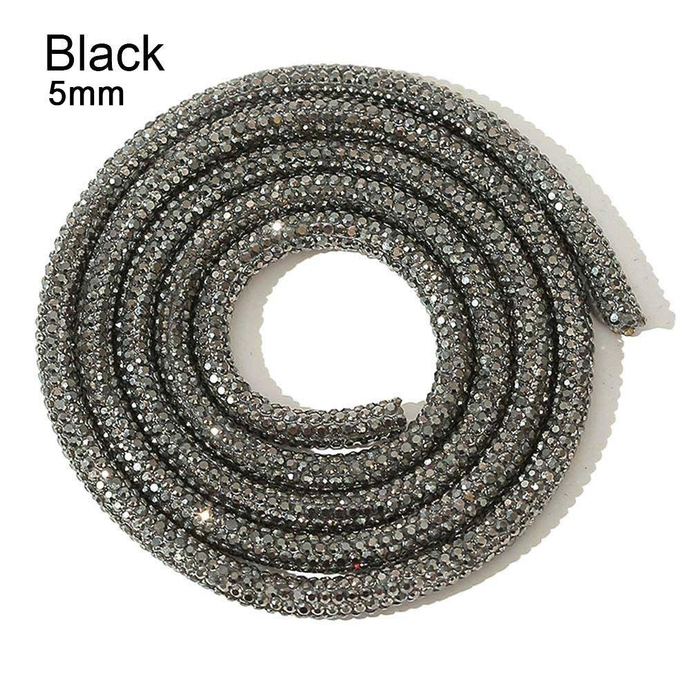 Bracelet Shoes Bags Bridal Dress Rhinestone Full Rhinestone Pipe Glass Crystal Cord Rhinestone Rope