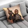 Throw Pillow Case For 30Cm 40Cm 45*45Cm 50Cm 55Cm Square Sofa Pillowcase D-Detroit B-Become Human Connor Dbh Hank Anderson