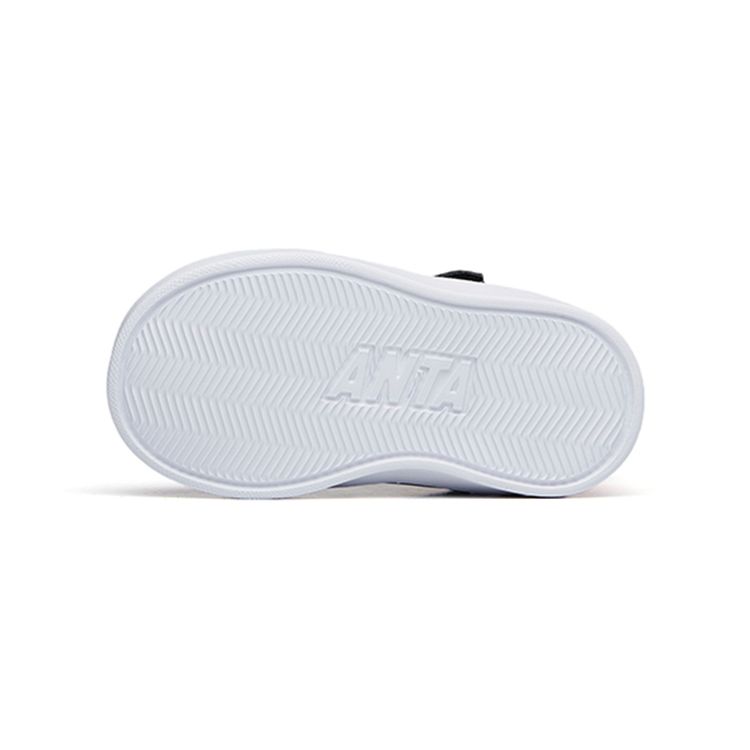 Anta High-Top Learning Walking Shoes Baby Sneaker Black Red 312140053A-2