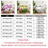 Tulip Bed Sheets Set With Pillows Case Flowers Bedsheet With Pillowcase 2 Pcs 3Pcs For Single Double Beds King Full Twin Size