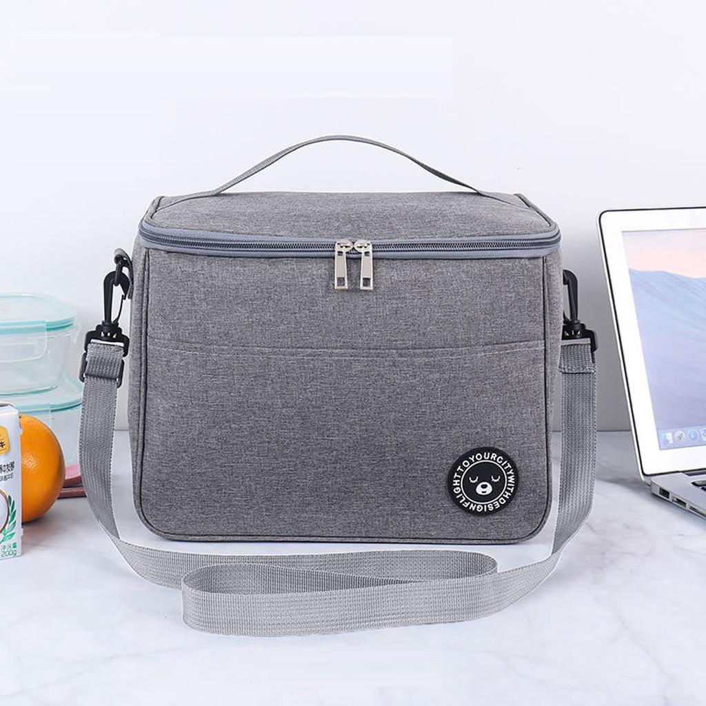 Изолированная коробка для обеда для пикника, портативная охлаждаемая сумка, водонепроницаемая сумка для обеда большой емкости, сумка для пикника