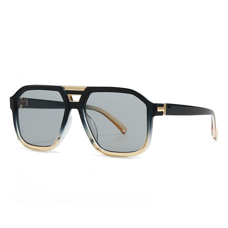 Cross-Border Export New Modern Retro Large Frame Men's Sunglasses Ins Style Street Shooting Big Brand Ink Lh290