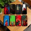 Фильм Джокер Клоун Чехол для телефона для Samsung Galaxy A73, A72, A71, A70, A53, A52, A51, Другие Мягкий черный чехол