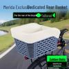 Переноска для питомца на горный велосипед Merida: Задние и передние корзины для хранения с багажником для заднего сиденья.