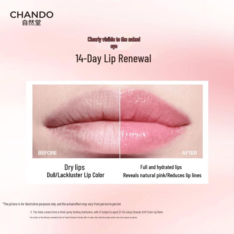 CHANDO Нежный оттеночный бальзам для губ
