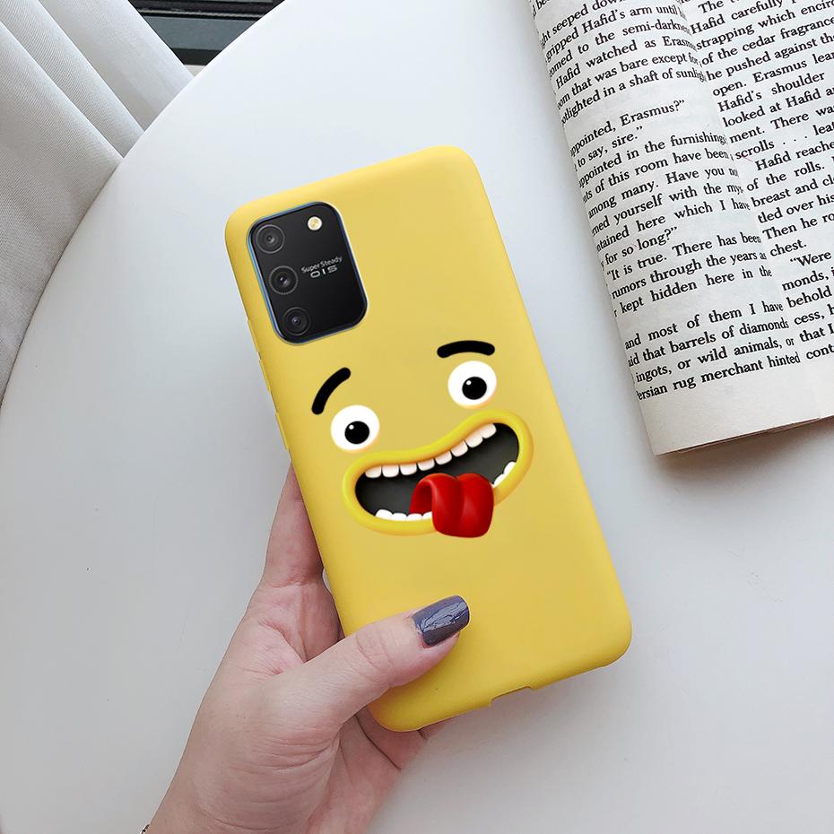Чехол для Samsung Galaxy S10 Lite на Samsung Note 10 Lite S 10 Lite Чехол Простой Однотонный Матовый Мягкий Силиконовый Задняя Крышка Чехлы для Телефона