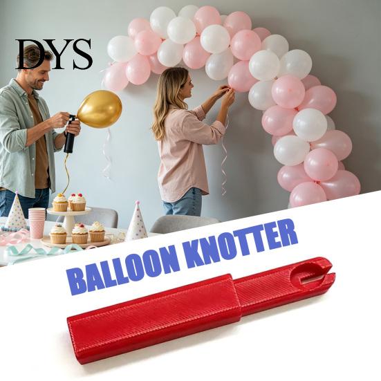 Balloon Knotting Device 3D Printed Knotter Tool, Lightweight Tying Helper for Latex Balloons, Fast Aid Kids, Adults, Party Setups