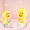 Inertia Pull-Back Duck Motorcycle, Cool Sliding Duck, No Battery Press Plastic Pull-Back Car