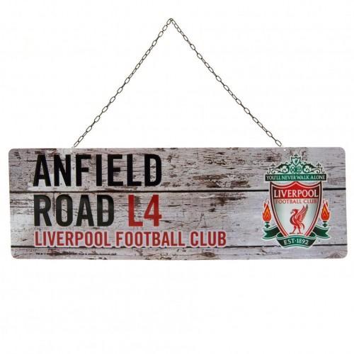 Liverpool FC Rustic Plaque