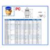 5Pcs PCF/SL/PB/PC/PL Connector 1/8" 1/4" 3/4" 1/2" Thread Water Air Hose Fitting 6/8/10/12mm Air Tube Pneumatic Fitting car Pressure Regulators 5