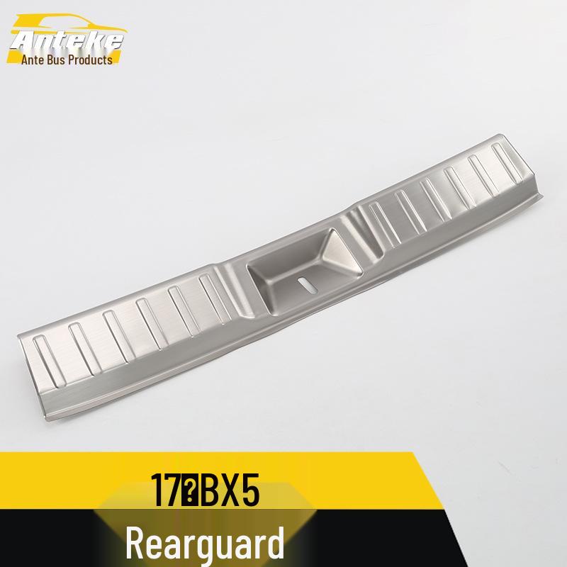 Накладка на задний бампер Borgward BX5 из нержавеющей стали, наклейка для защиты багажника