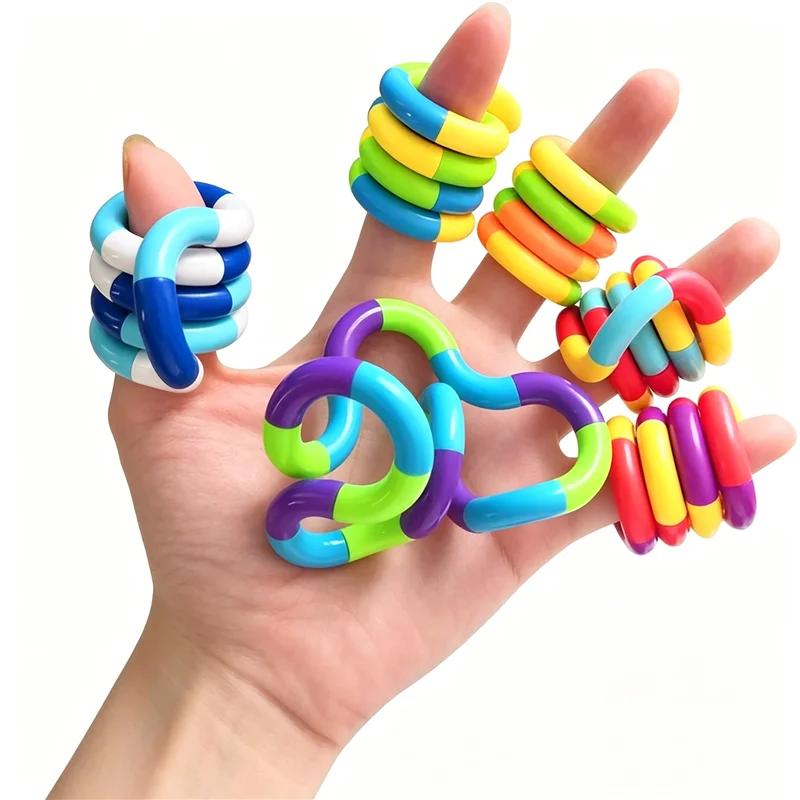 Сенсорная игрушка-головоломка Tangle, развивающая координацию рук и глаз, для снятия тревожности, пальчиковая, для взрослых, для мелкой моторики, для аутизма, СДВГ