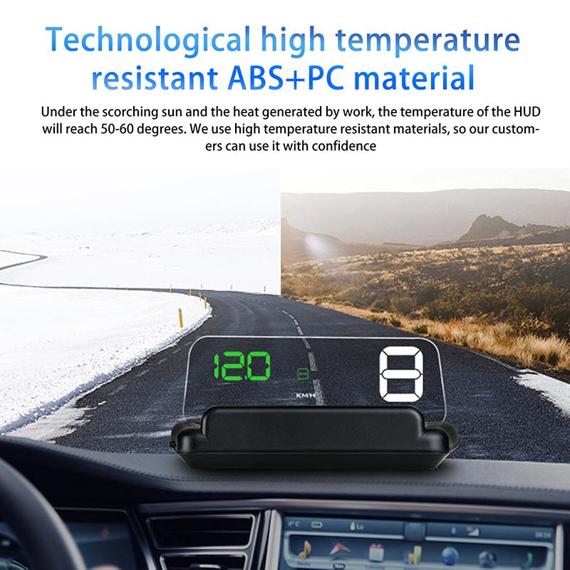 1 Комплект 3D Проектор на Лобовое Стекло HUD Для Всех Автомобилей Head Up Display Сигнализация Превышения Скорости Воды Умный Сигнализатор Усталости