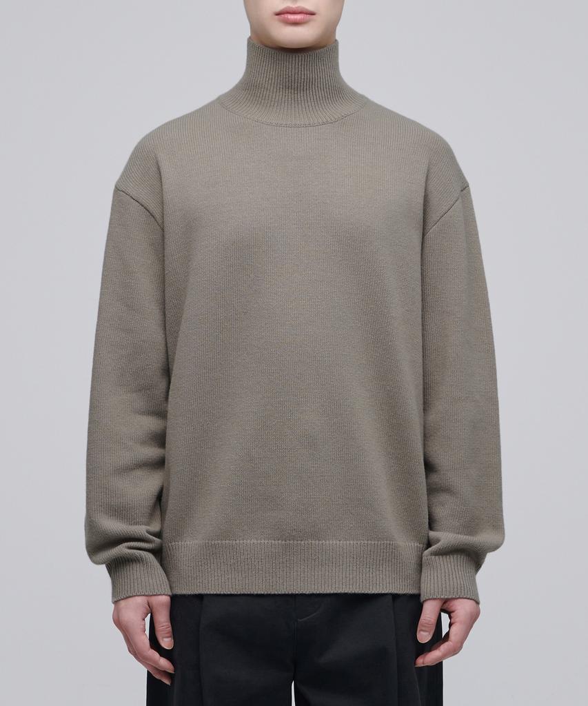 MUSINSA STANDARD Oversized Turtleneck Knit [Dusty Beige]