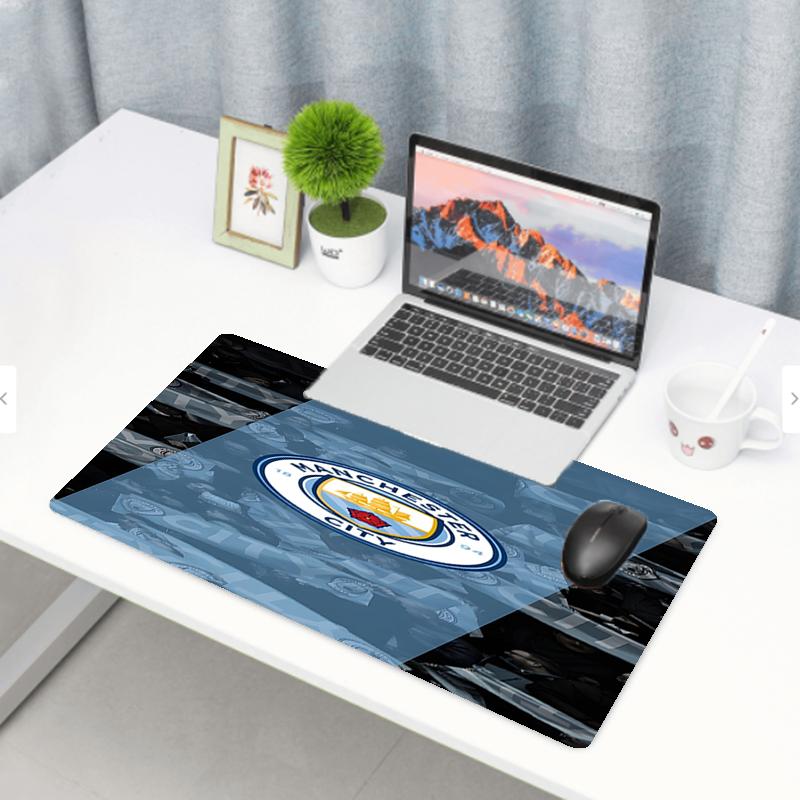 Football team City FC Print Mouse Pad, Anti‑Slip Desktop keyboard Mat, for PC Laptop Gaming Working Daily Use, Cool Festival Surprise Gift