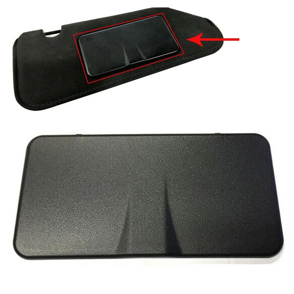 1x Black Sun Visor Vanity Mirror Cover For Corvette C6 2005-2013 Replace 899267