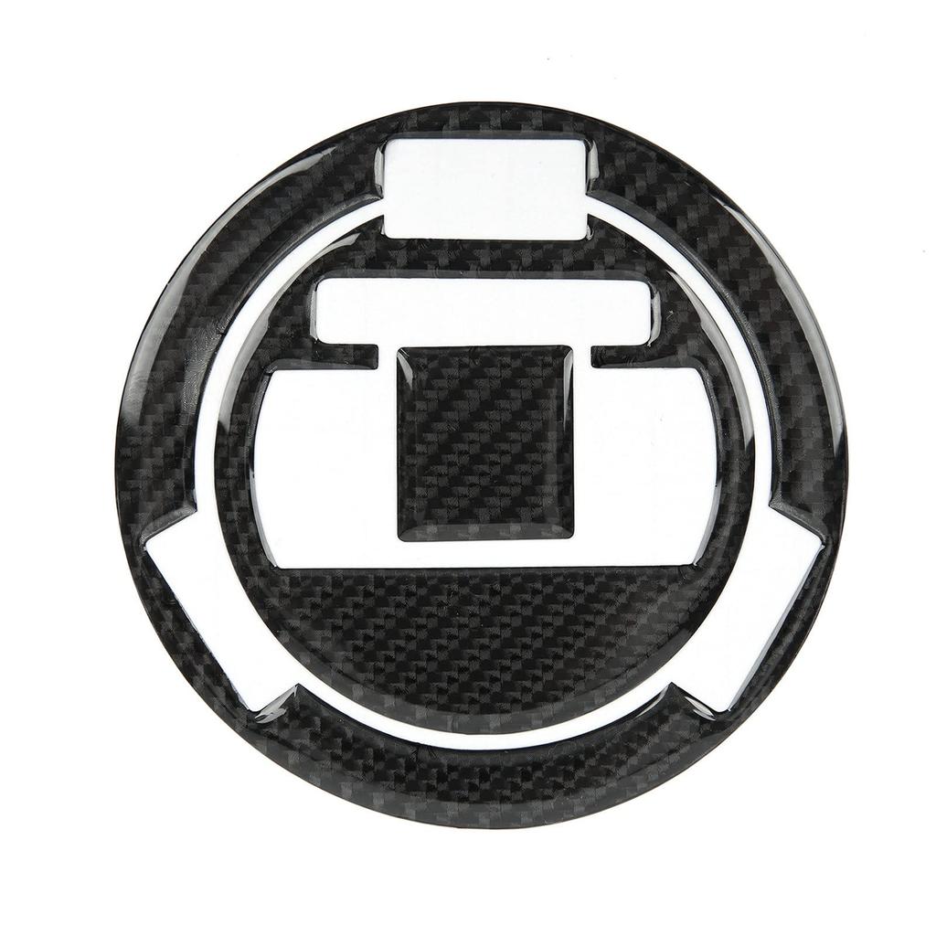 Carbon Fiber Fuel Tank Cap Sticker Decal for R1200GS F800GS S1000R F650GS - Motorcycle Tank Protector