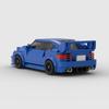 MOC Subaru WRX STI 303pcs Racing Sports Car Vehicle Speed Champion Racer Building Blocks Brick Creative Garage Toys for Boys