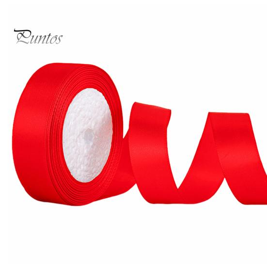 22.8m Solid Color Ribbon 2cm Width Packaging Ribbon Polyester Cake Box Ribbon for Wedding Decor Bouquets DIY Projects